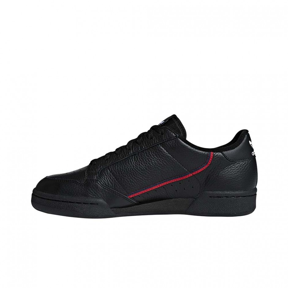 ADIDAS CONTINENTAL 80 SHOES CBLACK/SCARLE/CONAVY