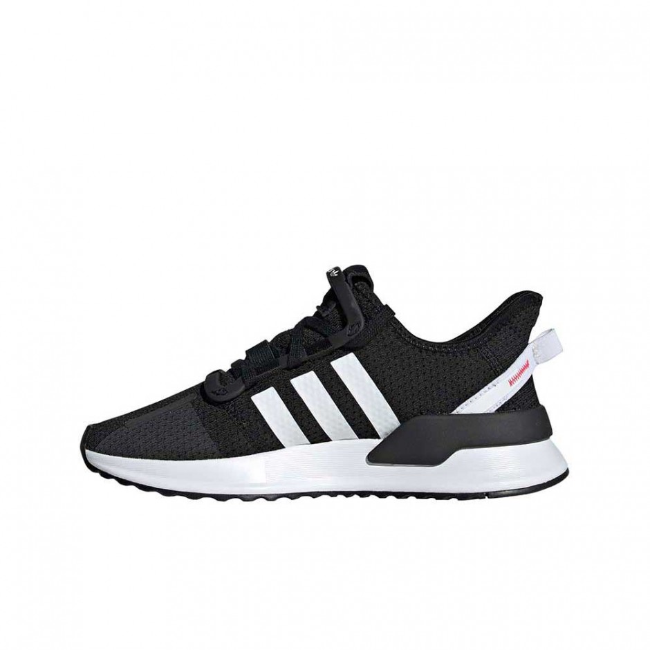 ADIDAS U_PATH RUN J SHOES CBLACK/FTWWHT/SHORED