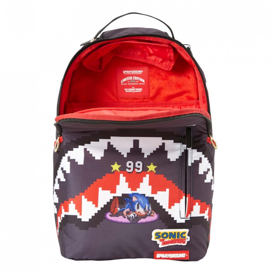 SPRAYGROUND SONIC GAME OVER SHARK BACKPACK