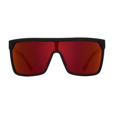 SPY FLYNN SOFT MATTE BLK/RED FADE-HAPPY GRAY GRN/RED FLASH
