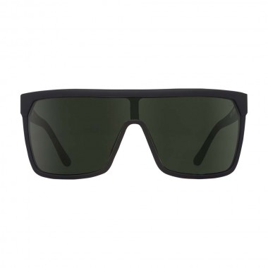 SPY FLYNN SUNGLASSES SOFT MATTE BLACK-HAPPY GRAY GREEN