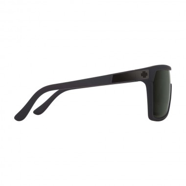 SPY FLYNN SUNGLASSES SOFT MATTE BLACK-HAPPY GRAY GREEN