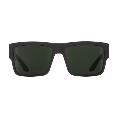 SPY CYRUS SUNGLASSES MATTE BLACK/HAPPY GRAY GREEN