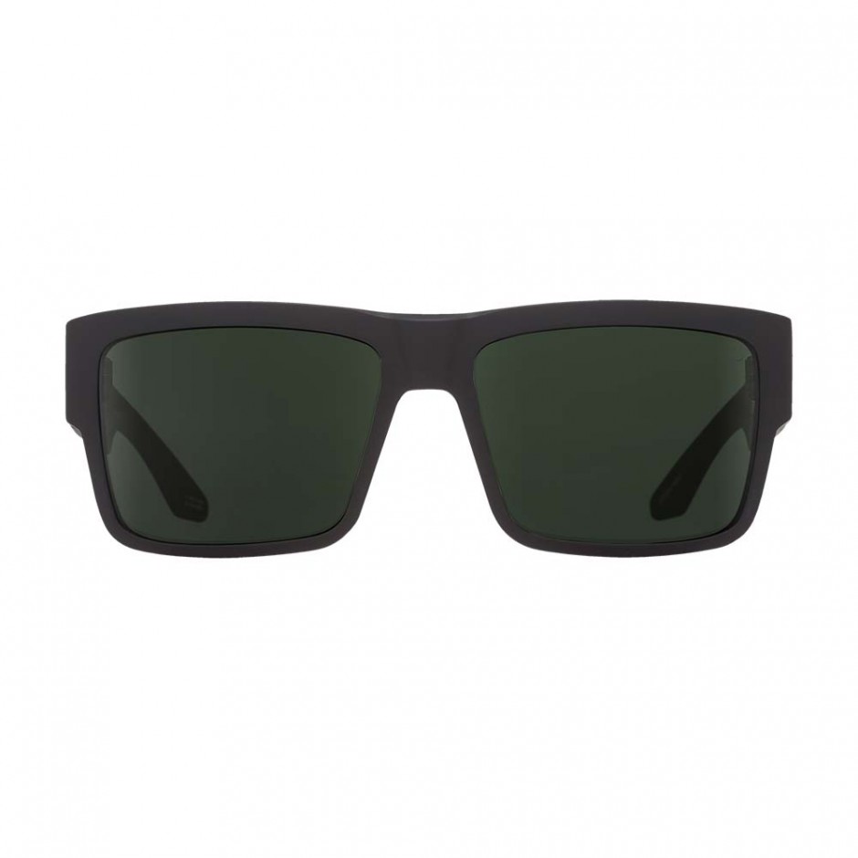 SPY CYRUS SUNGLASSES MATTE BLACK/HAPPY GRAY GREEN