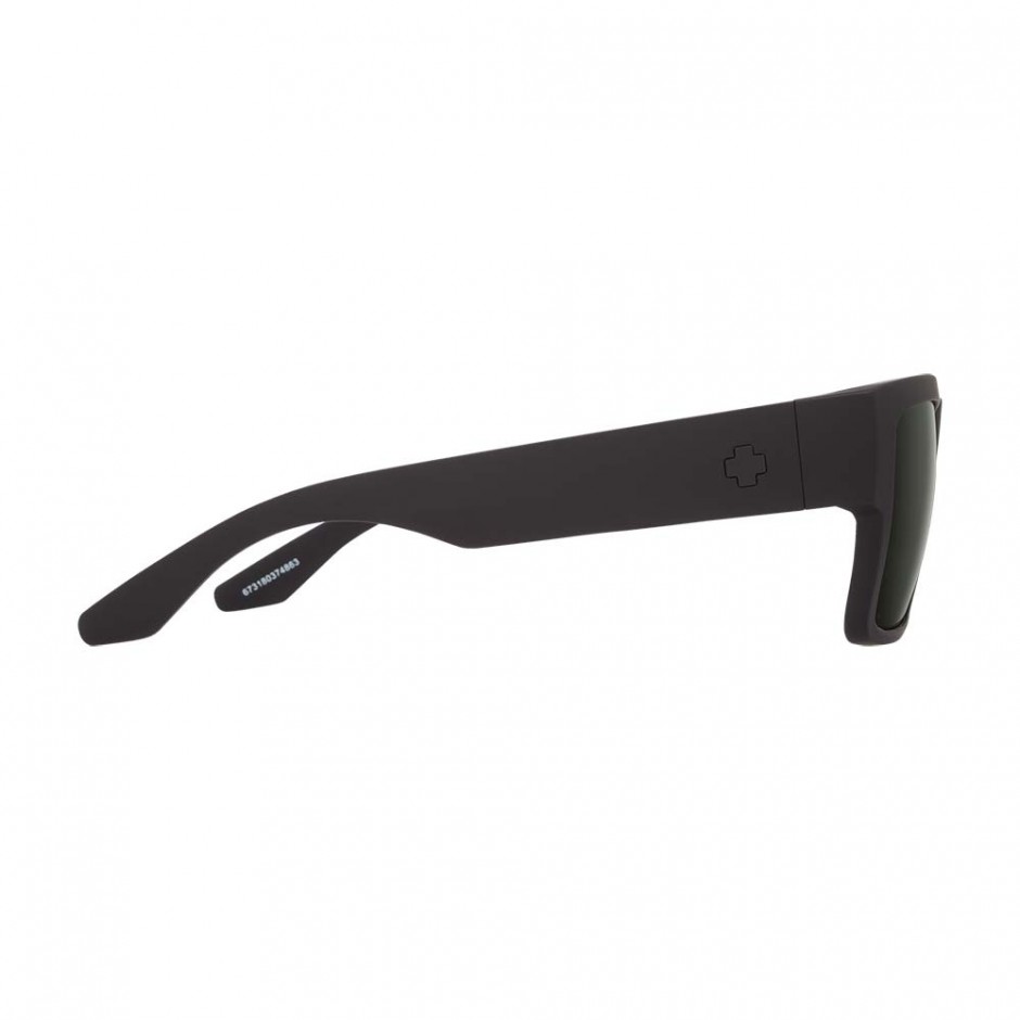 SPY CYRUS SUNGLASSES MATTE BLACK/HAPPY GRAY GREEN