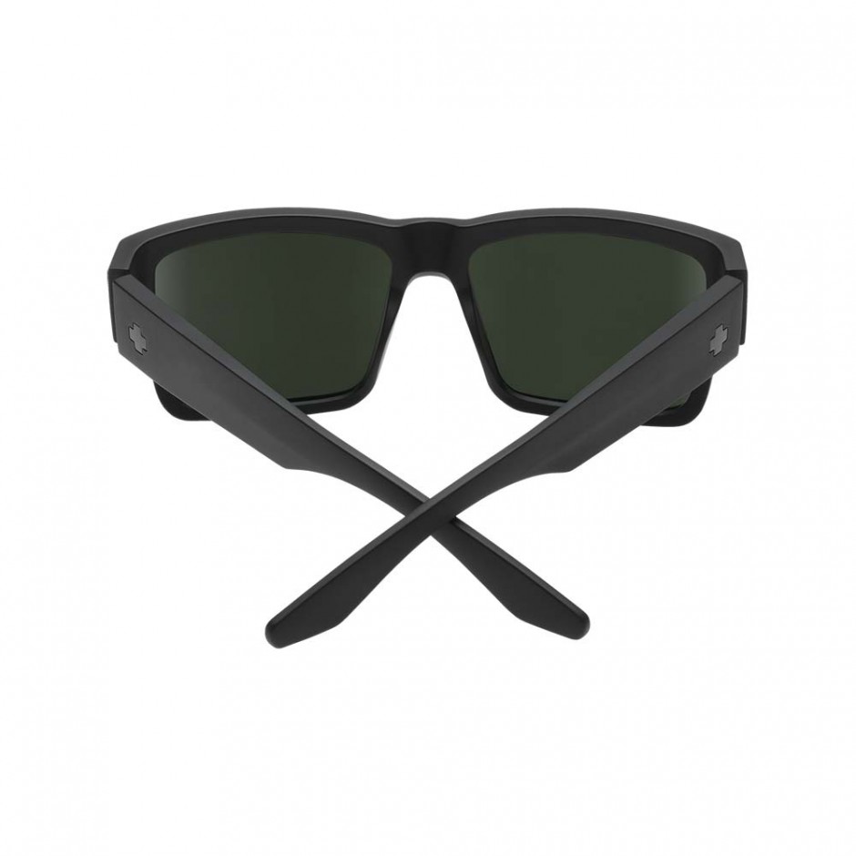 SPY CYRUS SUNGLASSES MATTE BLACK/HAPPY GRAY GREEN