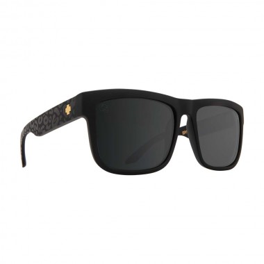 SPY DISCORD SLAYCO MATTE BLACK LEOPARD-HAPPY GRAY GRN/SILVER