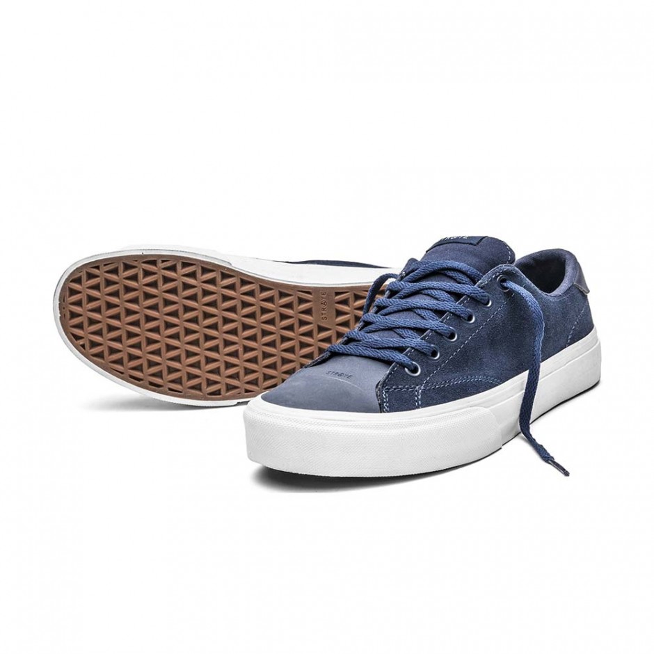 STRAYE STANLEY SHOES NAVY SUEDE