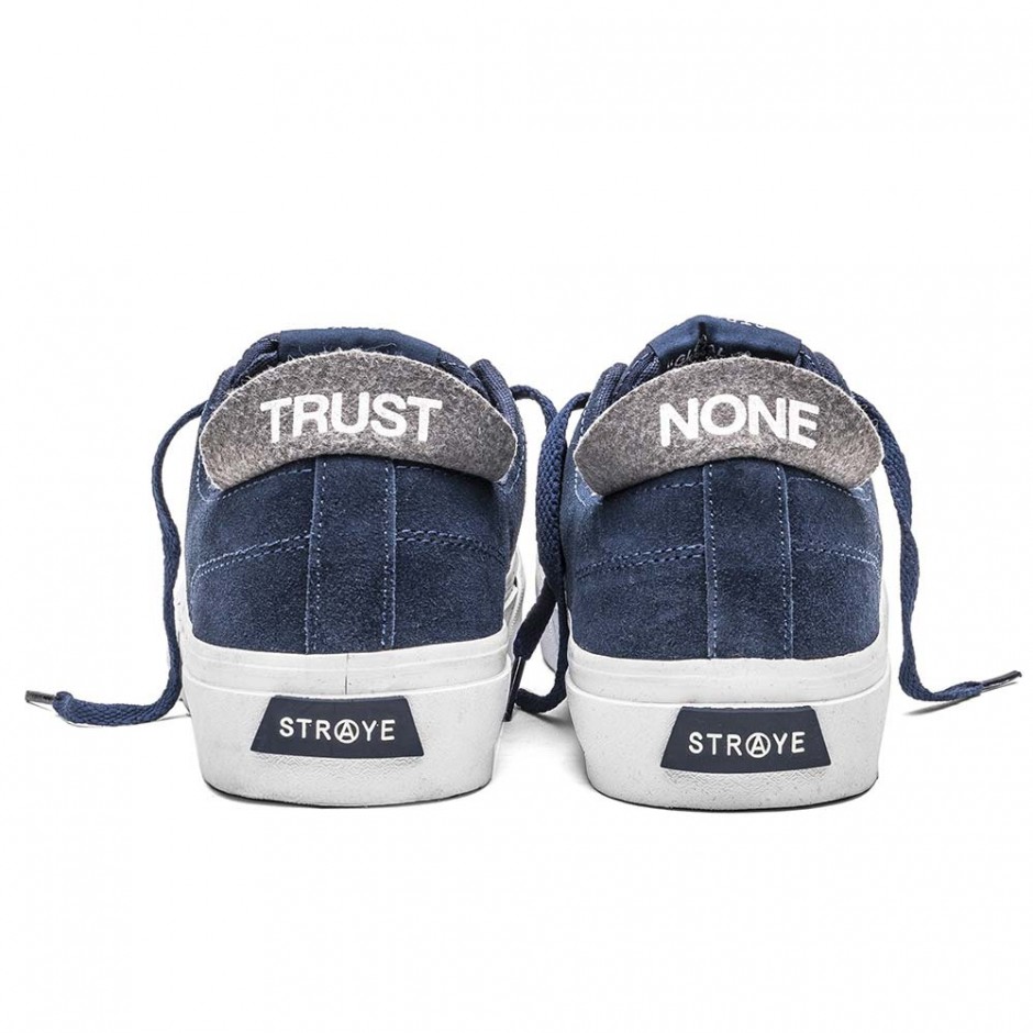 STRAYE STANLEY SHOES NAVY SUEDE