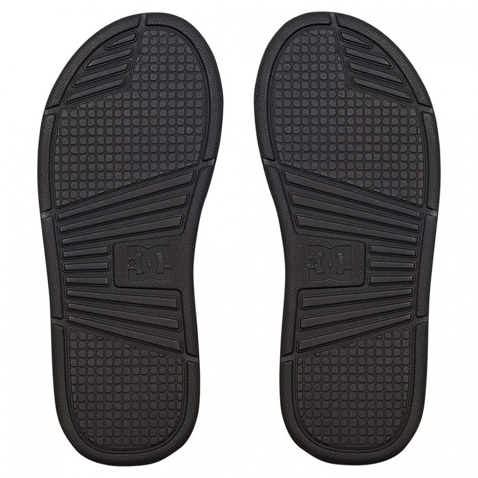 DC BOLSA MENS SLIDER SANDALS BLACK/BLACK/BLACK