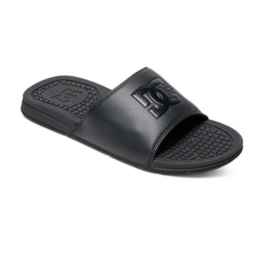 DC BOLSA MENS SLIDER SANDALS BLACK/BLACK/BLACK