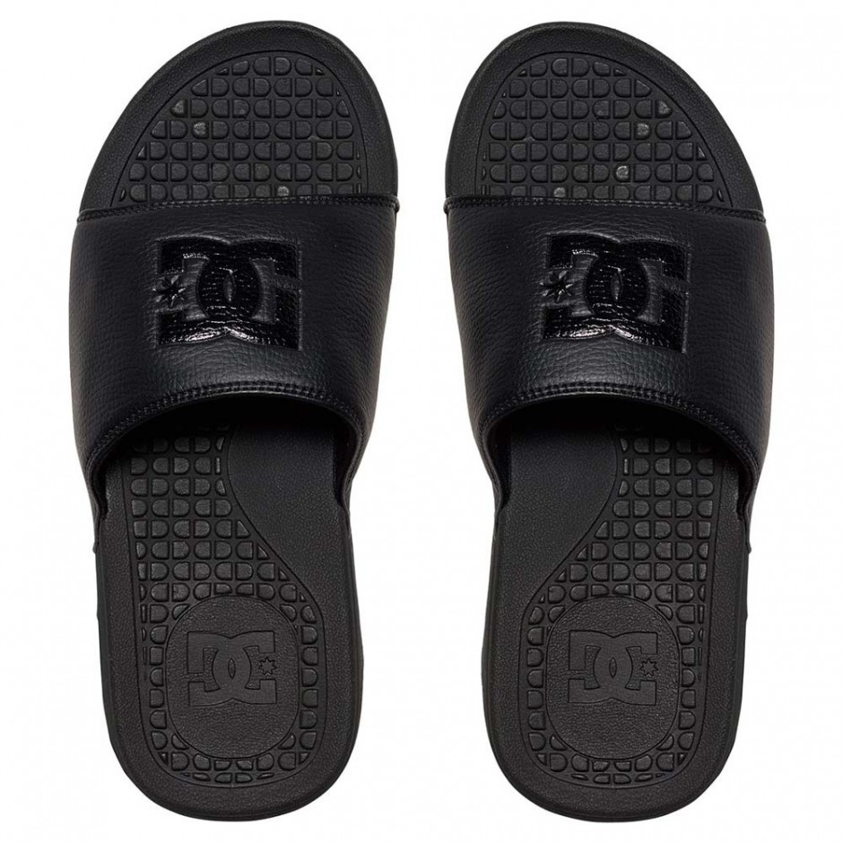 DC BOLSA MENS SLIDER SANDALS BLACK/BLACK/BLACK