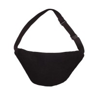 OBEY WASTED HIP BAG BLACK TWILL