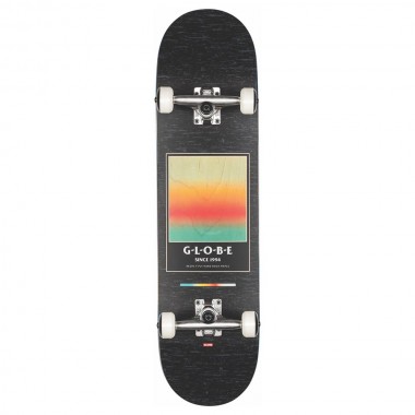 GLOBE G1 SUPERCOLOR COMPLETE SKATE BLACK/POND 8.125