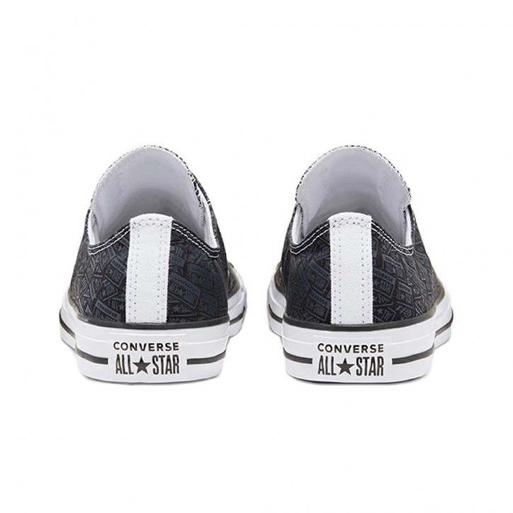 CONVERSE CHUCK TAYLOR ALL STAR LOW SHOES BLACK/GREY/WHT
