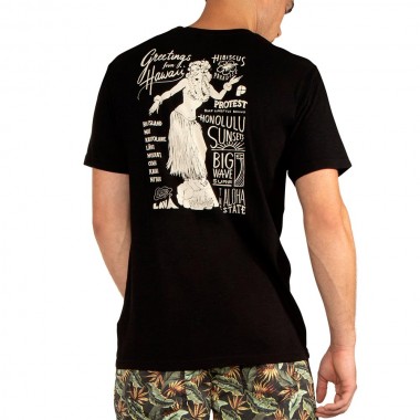 PROTEST TALBOT T-SHIRT TRUE BLACK