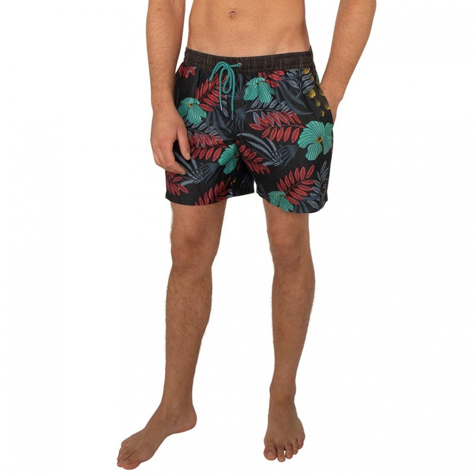 PROTEST PATTERSON BEACHSHORT TRUE BLACK
