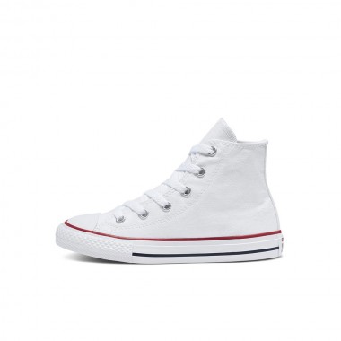 CONVERSE CHUCK TAYLOR ALL STAR YOUTH HI SHOES OPTIC WHITE