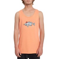 VOLCOM TROUT THERE TANK TOP SALMON
