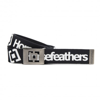 HORSEFEATHERS IDOL BELT B&W