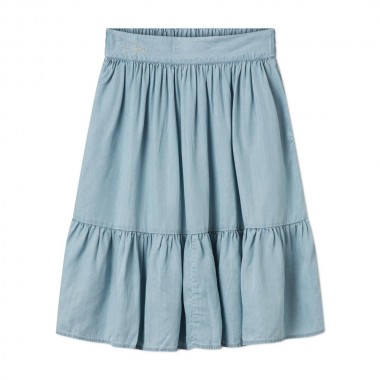 FEMI STORIES DOLL SKIRT LIGHT BLUE DENIM