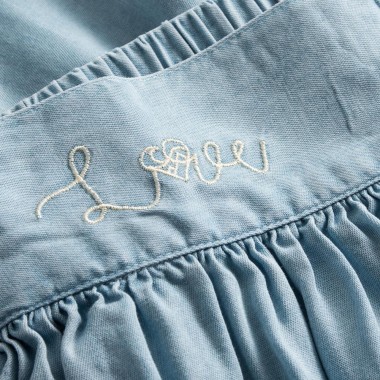 FEMI STORIES DOLL SKIRT LIGHT BLUE DENIM