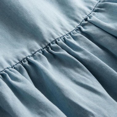 FEMI STORIES DOLL SKIRT LIGHT BLUE DENIM