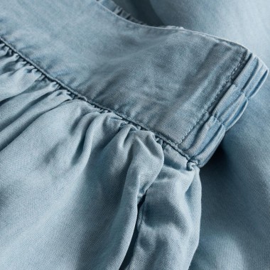FEMI STORIES DOLL SKIRT LIGHT BLUE DENIM