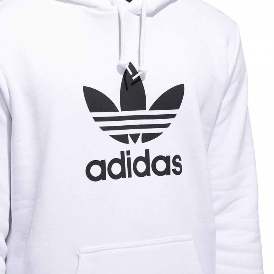 ADIDAS TREFOIL HOODIE WHITE