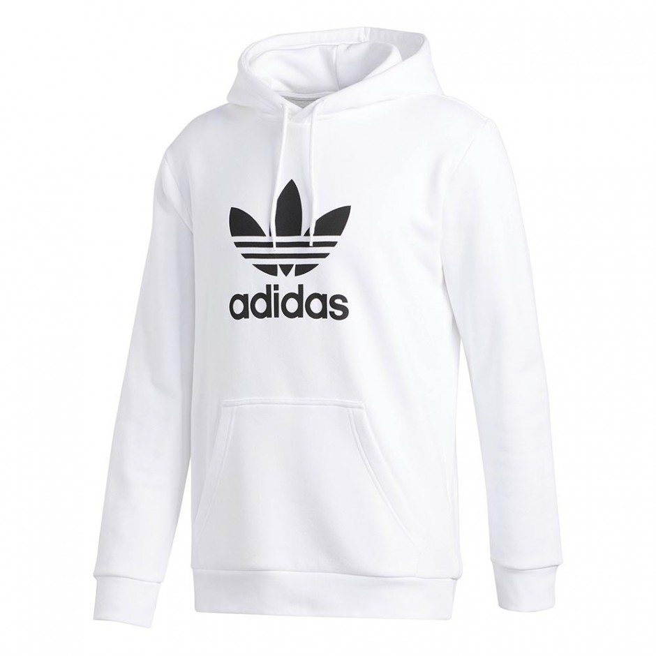 ADIDAS TREFOIL HOODIE WHITE