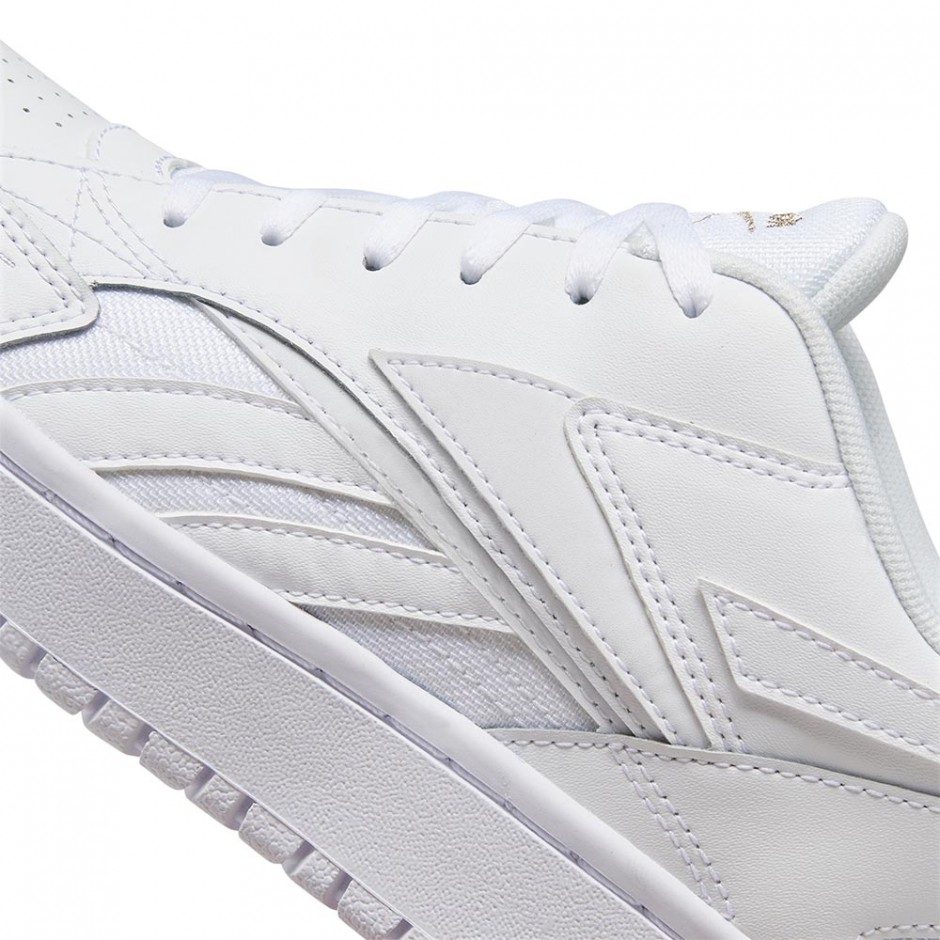 REEBOK COURT DOUBLE MIX SHOES WHITE/GOLD METALLIC