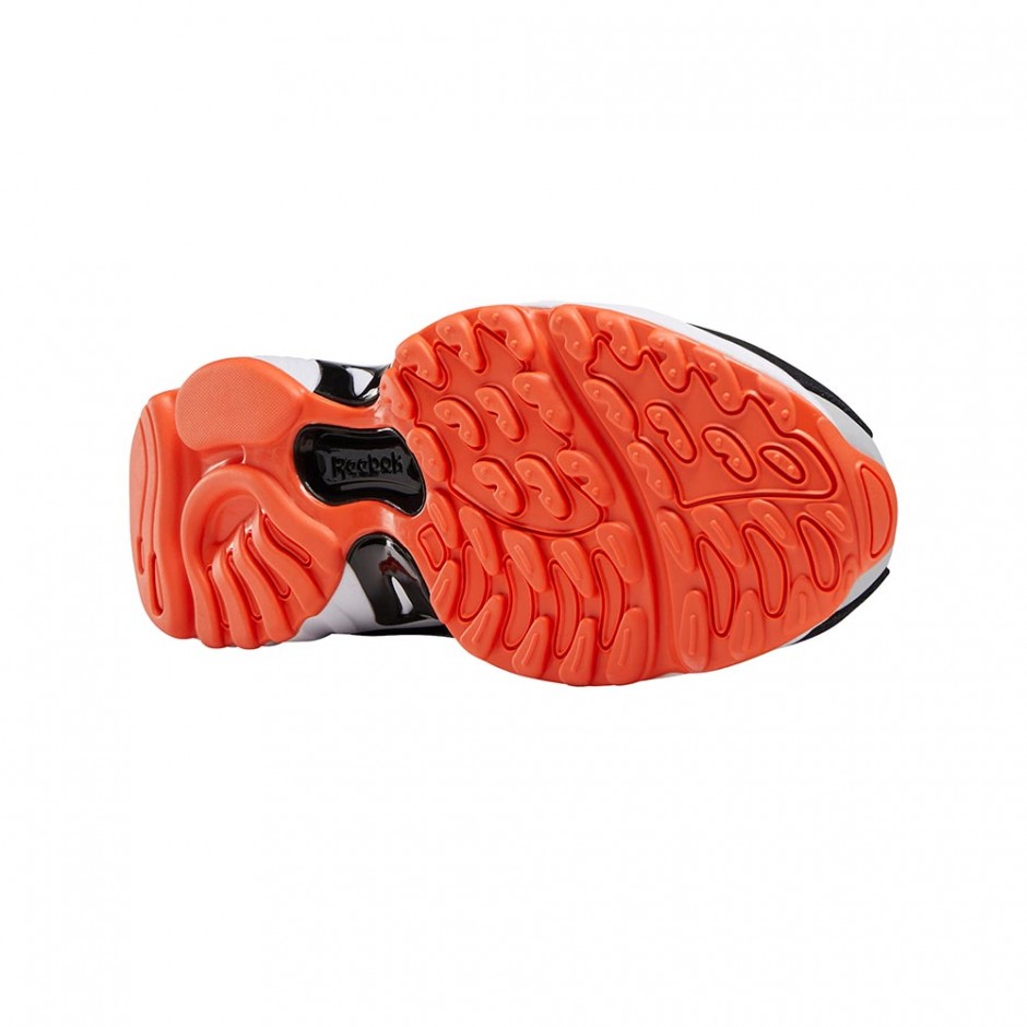 REEBOK DMX SERIES 2200 SHOES WHITE/VIVID ORANGE/PURE GREY