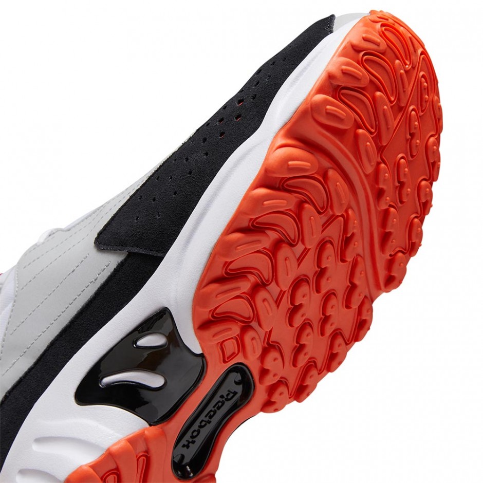 REEBOK DMX SERIES 2200 SHOES WHITE/VIVID ORANGE/PURE GREY