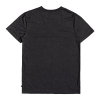 QUIKSILVER SUMMERS END TEE CHARCOAL HEATHER