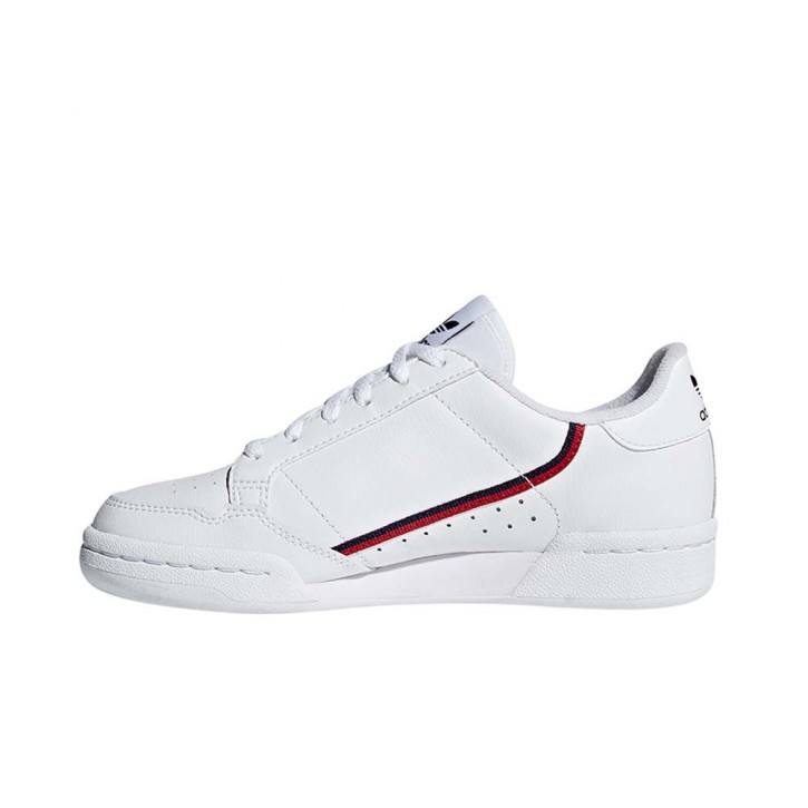 ADIDAS CONTINENTAL 80 J SHOES CLOUD WHITE/SCARLET/CONAVY
