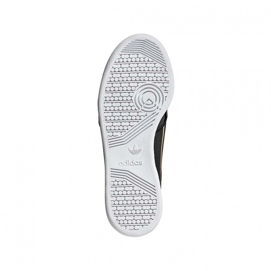ADIDAS CONTINENTAL 80 W SHOES CBLACK/FTWWHT/GOLDMT