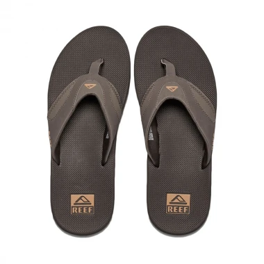 REEF FANNING FLIP FLOPS BROWN/GUM