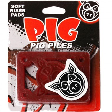 PIG PILES SOFT RISERS SHOCK RED