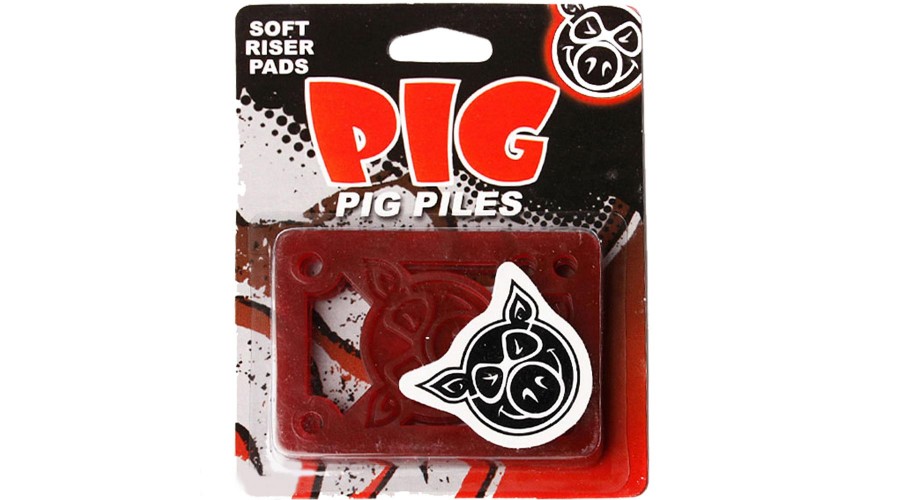 PIG PILES SOFT RISERS SHOCK RED