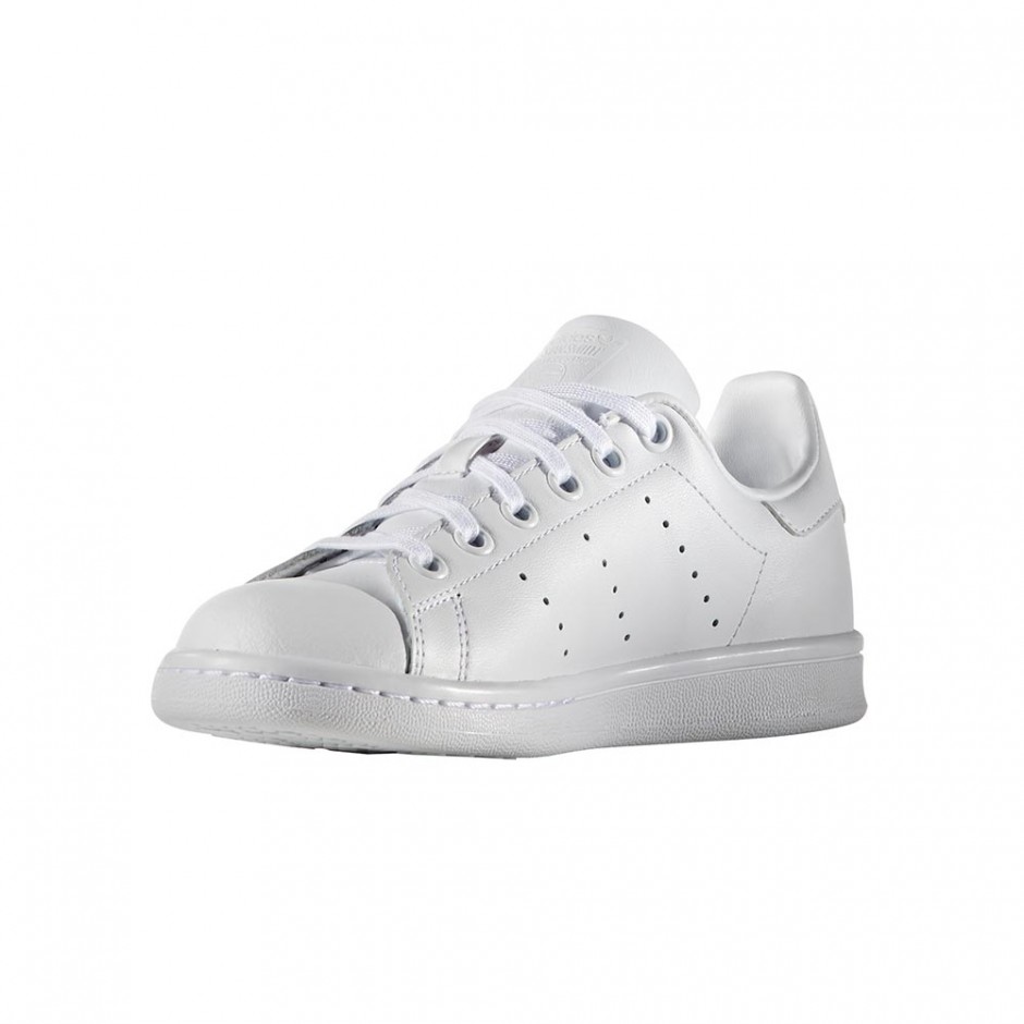 ADIDAS STAN SMITH J SHOES FTWWHT/FTWWHT/FTWWHT