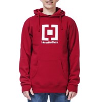 HORSEFEATHERS LEADER HOODIE LAVA RED