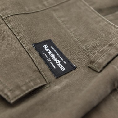 HORSEFEATHERS BAXTER SHORTS OLIVE