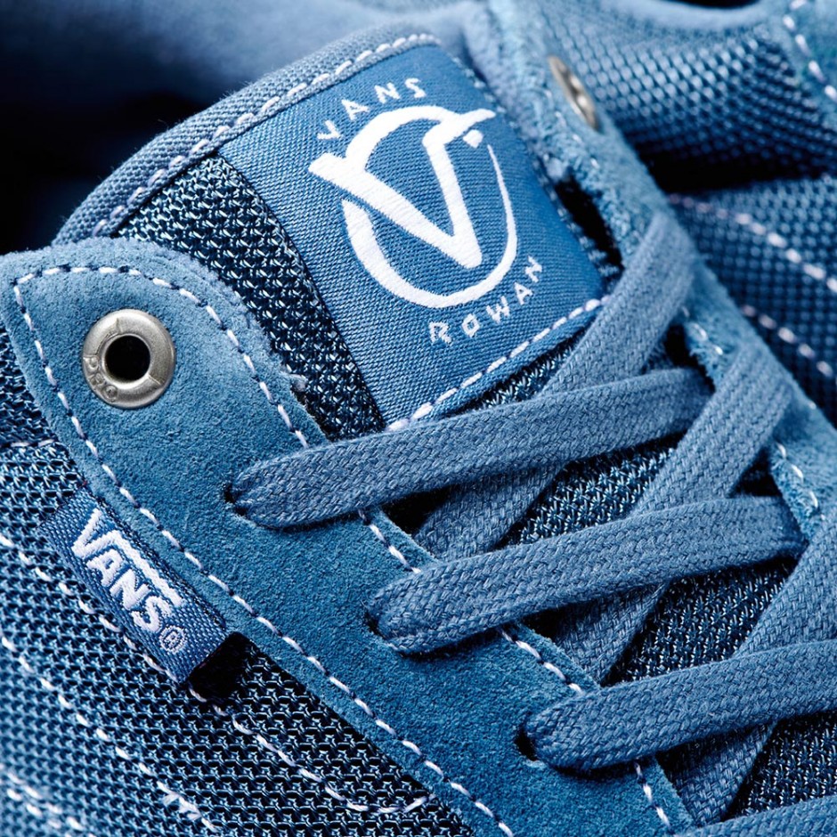 VANS ROWAN PRO SHOES MIRAGE BLUE/WHITE