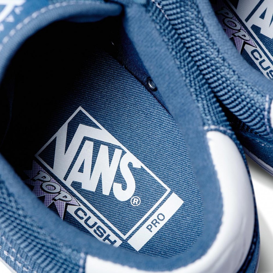 VANS ROWAN PRO SHOES MIRAGE BLUE/WHITE