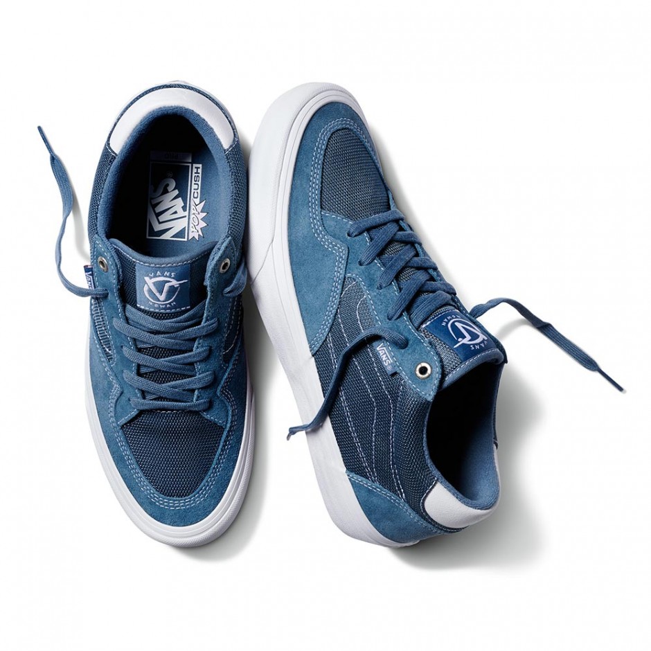 VANS ROWAN PRO SHOES MIRAGE BLUE/WHITE