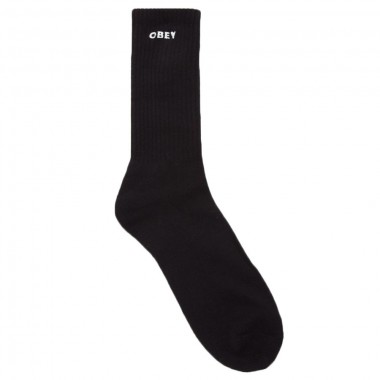 OBEY BOLD SOCKS BLACK