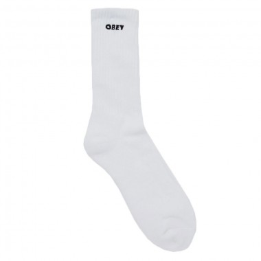 OBEY BOLD SOCKS WHITE