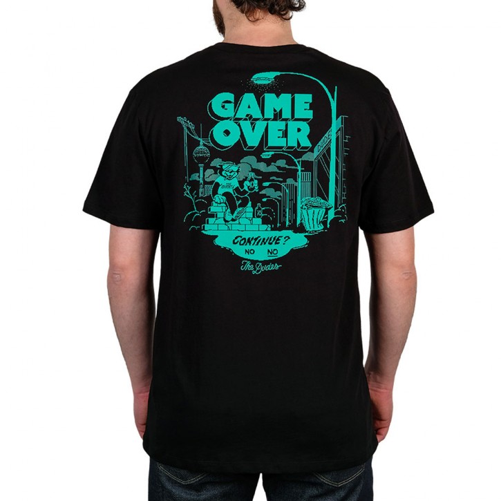 THE DUDES GAME OVER T-SHIRT BLACK