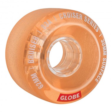 GLOBE BRUISER WHEELS CLEAR CORAL 62mm