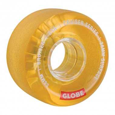 GLOBE BRUISER WHEELS CLEAR HONEY 58mm